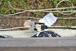 exposed receptacle in wet location exposed receptacle in wet location