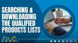searching and downloading the qualified product lists