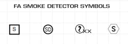 Smoke Detector Symbols