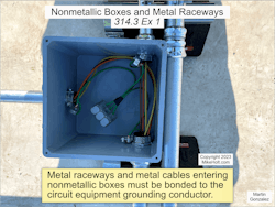 nonmetallic boxes and metal raceways nonmetallic boxes and metal raceways
