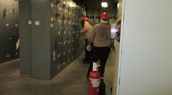 A second person in appropriate PPE and a fire extinguisher are good options to consider when developing an electrical task safety plan. A second person in appropriate PPE and a fire extinguisher are good options to consider when developing an electrical task safety plan.