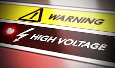 Warning high voltage