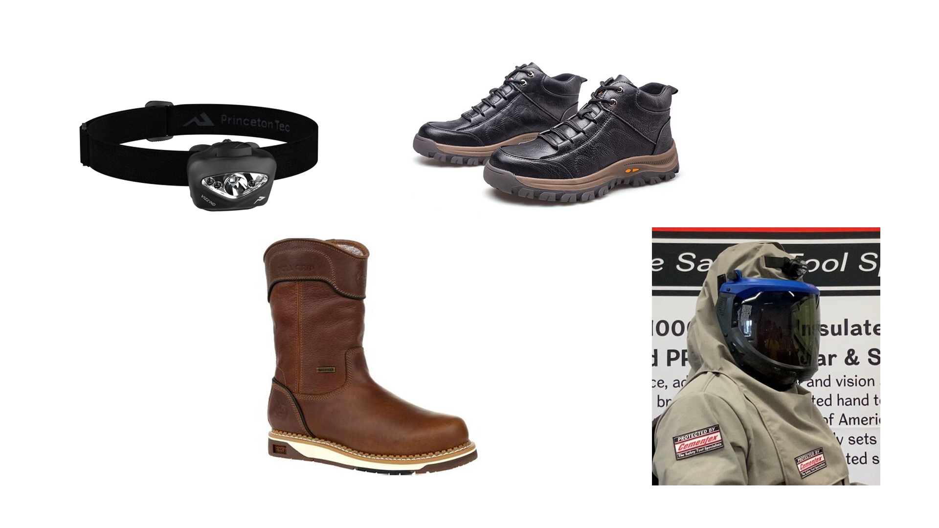 safety equipment and workwear