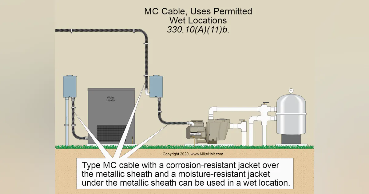Nec. Mc Riser Cable Stumped by the Code? NEC Requirements for MC Cable | EC&M