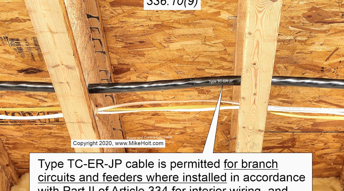 Stumped by the Code? NEC Requirements for Installing TC Cable | EC&M