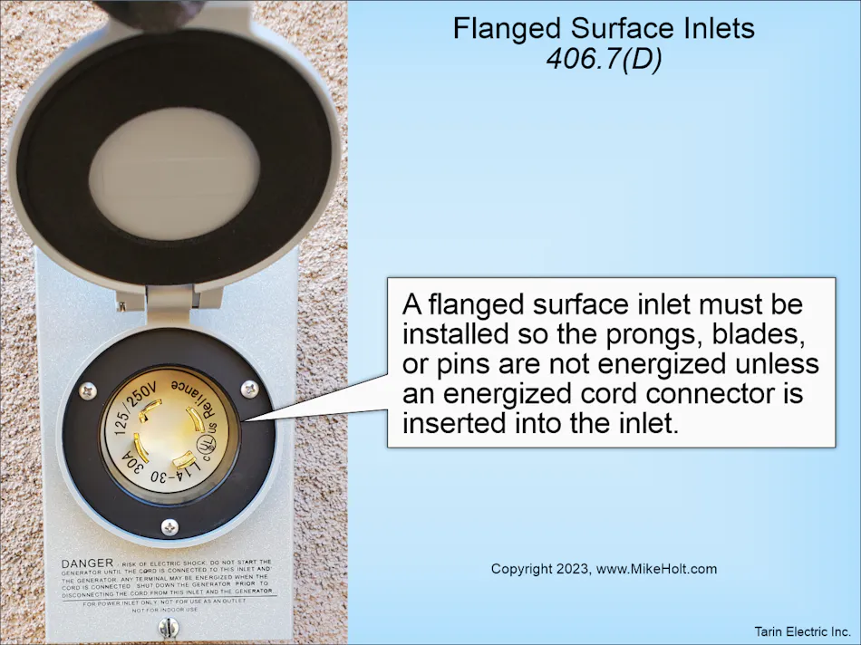 Fs Inlet On Cladding NEC Requirements for Receptacles | EC&M