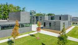 Core States Group provided mechanical, electrical, and fire protection services to the new, 17,753-square-foot Centerton City Hall in Centerton, Ark. The project consisted of two buildings (a courthouse and a two-level city hall) that included a standby generator and exterior lighting controls that dimmed the parking lot lighting by 50% while vacant. Core States Group provided mechanical, electrical, and fire protection services to the new, 17,753-square-foot Centerton City Hall in Centerton, Ark. The project consisted of two buildings (a courthouse and a two-level city hall) that included a standby generator and exterior lighting controls that dimmed the parking lot lighting by 50% while vacant.