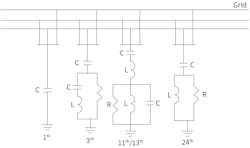 Examples of shunt harmonic filters. Examples of shunt harmonic filters.