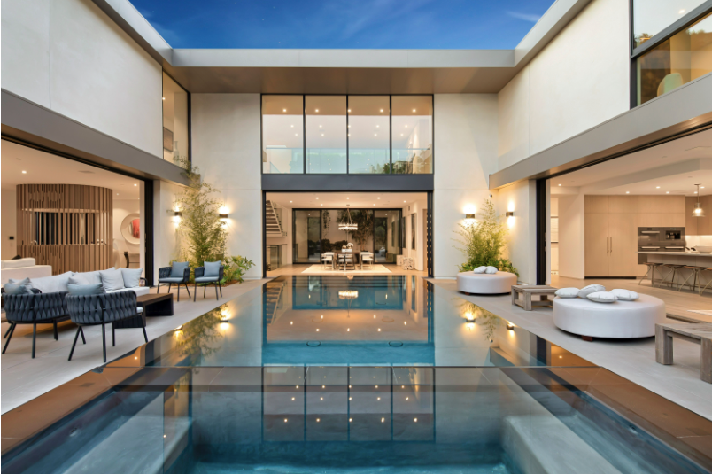 LA Residence with Networked Lighting