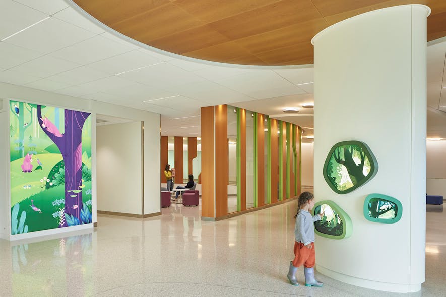 Stantec provided electrical, technology, lighting, and acoustical consulting for the new 310,000-square-foot expansion at Seattle Children&rsquo;s Hospital, which is phase two of a three-building expansion.