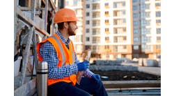 construction worker eating sandwich construction worker eating sandwich