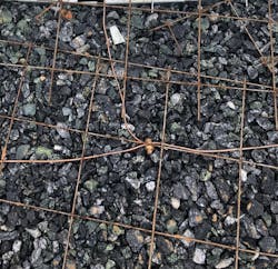 An 8 AWG copper conductor attached to perimeter surface structural reinforcing steel. An 8 AWG copper conductor attached to perimeter surface structural reinforcing steel.