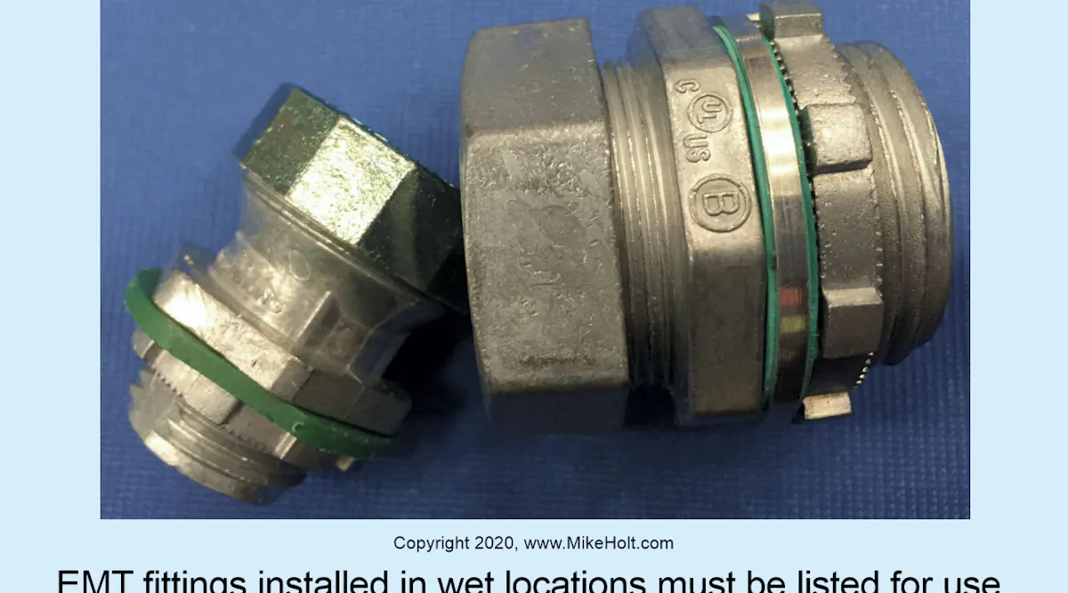 Code Q&A: NEC Requirements for Installing EMT Couplings and Connectors ...