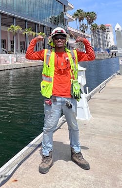 Chris Peoples says his leadership skills and willingness to find answers on his own sets him apart from other young professionals in the industry. Chris Peoples says his leadership skills and willingness to find answers on his own sets him apart from other young professionals in the industry.