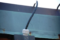 flexible cord with dried out jacket flexible cord with dried out jacket