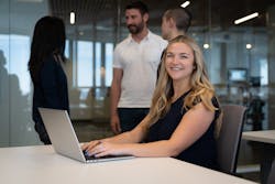 Emily Boss gets to work on a variety of fast-paced, challenging projects as an electrical engineer. Emily Boss gets to work on a variety of fast-paced, challenging projects as an electrical engineer.