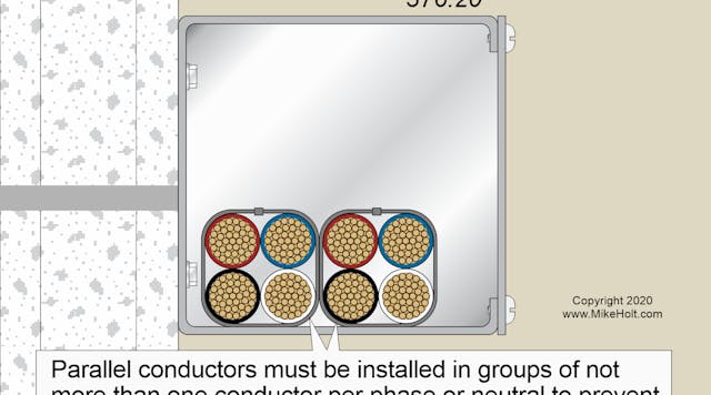 Code Q&A: NEC Requirements for Installing Conductors in Parallel Inside ...
