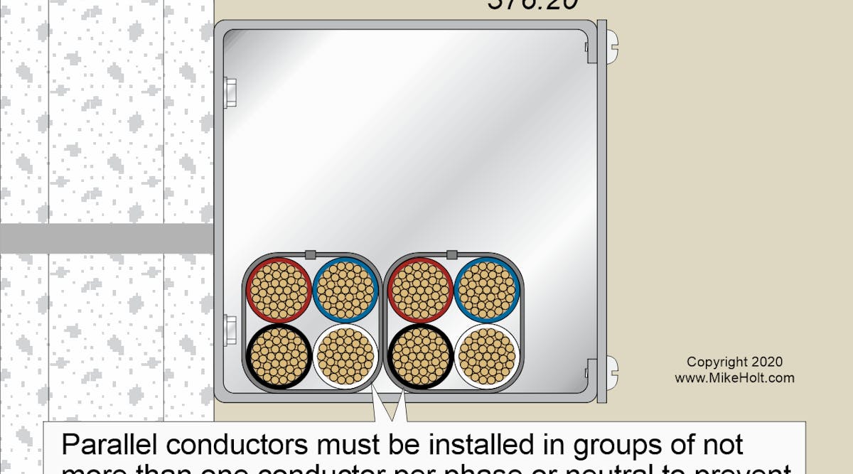 Code Q&A: NEC Requirements for Installing Conductors in Parallel Inside ...