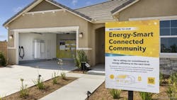 This is a model home at the Shadow Mountain development in Menifee, Calif.