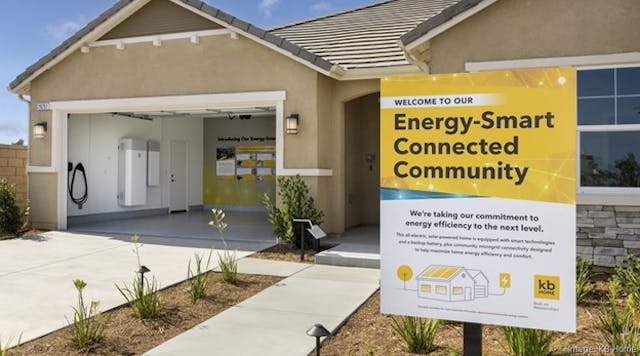 This is a model home at the Shadow Mountain development in Menifee, Calif. This is a model home at the Shadow Mountain development in Menifee, Calif.