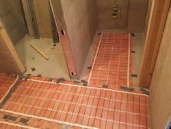 electric space-heating cable installation electric space-heating cable installation