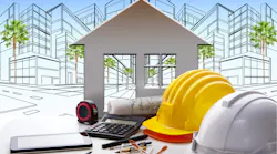 architecture tools and house concept