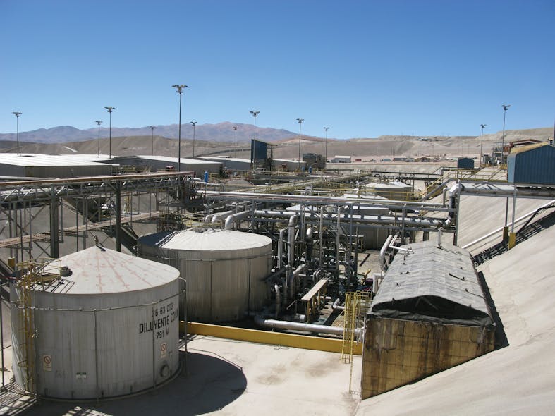 Solvent Extraction Plant Copper Mine Chile 2