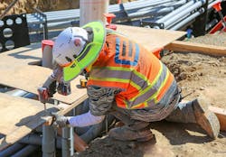 Cupertino Electric, Inc., workers have been on the job since 2002 at the University of California, Berkeley Gateway Project. The 388,000-square-foot structure — a ground-up, full buildout project with a basement and five above-grade floors — will house the university’s Division of Computing, Data Science and Society, and will be built to LEED Gold standards. Cupertino Electric, Inc., workers have been on the job since 2002 at the University of California, Berkeley Gateway Project. The 388,000-square-foot structure — a ground-up, full buildout project with a basement and five above-grade floors — will house the university’s Division of Computing, Data Science and Society, and will be built to LEED Gold standards.