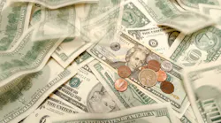 pile of american money