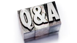 Q&amp;A in letterpress type