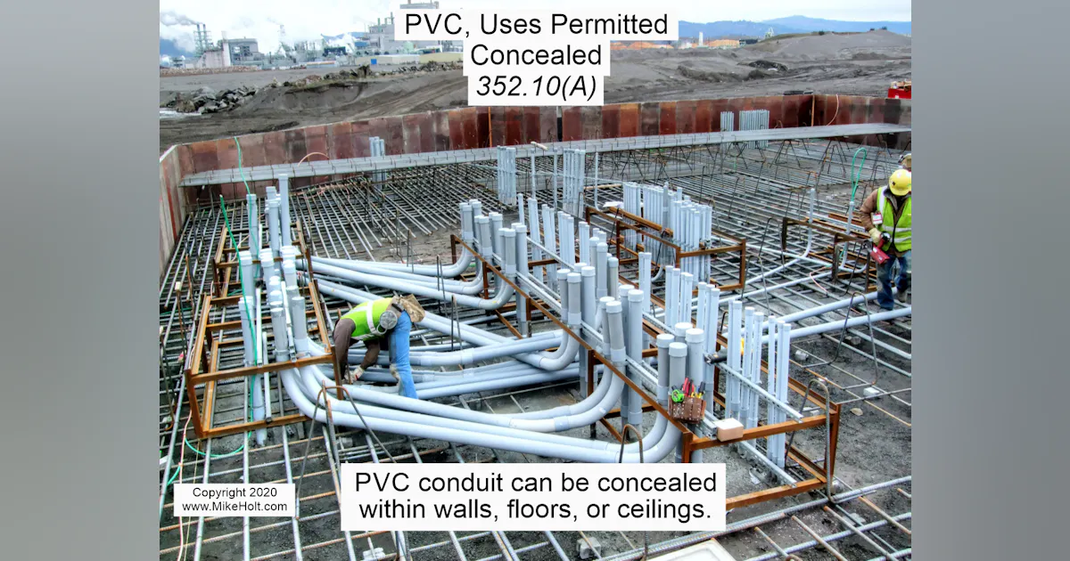 Stumped by the Code? NEC Requirements for Installing PVC | EC&M