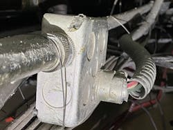 Not-so-flexible metal conduit Not-so-flexible metal conduit