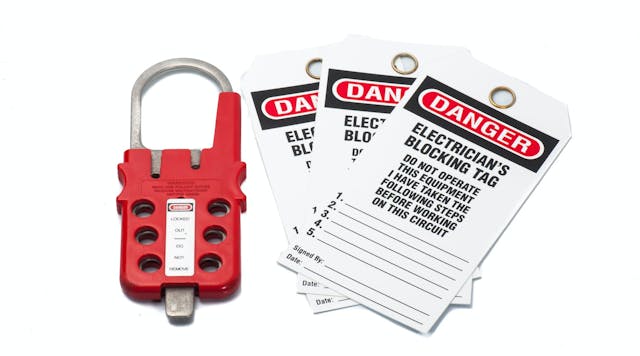 NFPA 70E: Electrical Safety — Identifying Lockout/Tagout Devices | EC&M