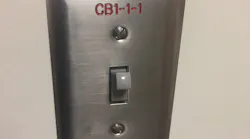 metal faceplate for switch