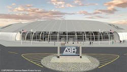 The $1.2-billion American Battery plant that recently broke ground in Tucson, Ariz. will eventually employ more than 1,000 workers assembling batteries for electric vehicles. The $1.2-billion American Battery plant that recently broke ground in Tucson, Ariz. will eventually employ more than 1,000 workers assembling batteries for electric vehicles.