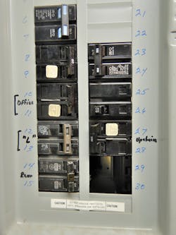 Mingled and missing circuit breakers Mingled and missing circuit breakers