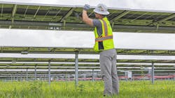 Designing these huge solar farms is challenging when you consider all of the issues that can arise when working with such a large plot of land, including utility lines, easements, local codes, and railways or roadways. Designing these huge solar farms is challenging when you consider all of the issues that can arise when working with such a large plot of land, including utility lines, easements, local codes, and railways or roadways.
