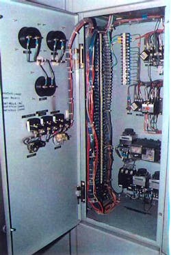 Photo 1. Panel area where the apprentice performed work. Photo 1. Panel area where the apprentice performed work.