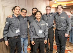 The team from Oregon State University clinched third place. The team from Oregon State University clinched third place.