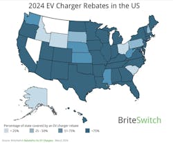 map of charger rebates 2024