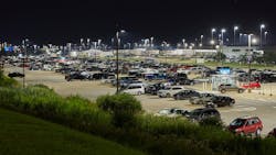 The brighter, more uniform lighting now helps travelers feel safer at Milwaukee Mitchell International Airport&rsquo;s Remote Lot A.