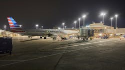 The new luminaires deliver crisp, white light to the tarmac and offer improved color recognition for security cameras and better night-time visibility for ground personnel.