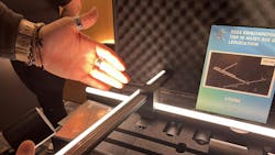 Edison Price’s Loom track lighting system allows lighting pros to quickly adjust fixture placement along a sliding rail system. The product was one of the Edison Report’s “Top 10 Must See Products” at LEDucation. Edison Price’s Loom track lighting system allows lighting pros to quickly adjust fixture placement along a sliding rail system. The product was one of the Edison Report’s “Top 10 Must See Products” at LEDucation.