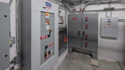 Photo 1. The Kaiser Permanente Richmond Medical Center renewable microgrid consists of a 1MW battery system and an on-site 250kW solar installation. Photo 1. The Kaiser Permanente Richmond Medical Center renewable microgrid consists of a 1MW battery system and an on-site 250kW solar installation.