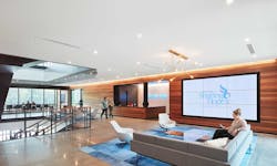 RMF Engineering, Inc. provided electrical engineering design services for Sharing Hope SC’s new 50,850-square-foot headquarters facility in West Ashley, S.C. Modern luminaires and power systems adorn this sleek new building, welcoming visitors and employees to Sharing Hope. RMF Engineering, Inc. provided electrical engineering design services for Sharing Hope SC’s new 50,850-square-foot headquarters facility in West Ashley, S.C. Modern luminaires and power systems adorn this sleek new building, welcoming visitors and employees to Sharing Hope.