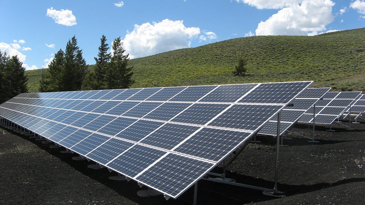 Photo 3. A well-maintained solar field can be a reliable source of power.