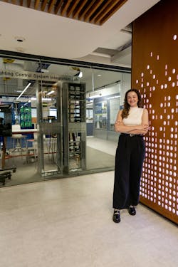 Kelsey Muckelbauer has learned a lot since starting in the electrical engineering field, and she says it feels wonderful that her hard work is appreciated and recognized. Kelsey Muckelbauer has learned a lot since starting in the electrical engineering field, and she says it feels wonderful that her hard work is appreciated and recognized.