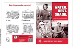 OSHA educational materials emphasize the importance of a proactive approach to keeping workers safe in grueling heat. OSHA educational materials emphasize the importance of a proactive approach to keeping workers safe in grueling heat.