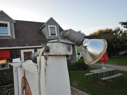 A less-than-weatherproof installation A less-than-weatherproof installation