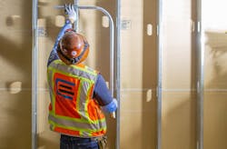 Cupertino Electric, Inc. (CEI) workers install electrical and low-voltage systems on this higher education upgrade project. Cupertino Electric, Inc. (CEI) workers install electrical and low-voltage systems on this higher education upgrade project.